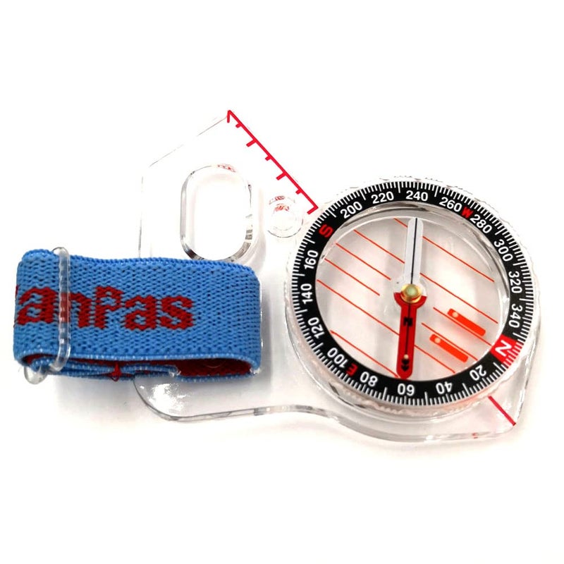 KanPas MA-40-FS Thumb Orienteering Compass: Acrylic, Shockproof & Waterproof - Image 2